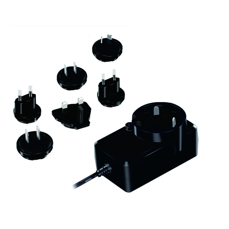 UL KC certified Adapter with interchangeable plugs 12V2A 3A 24V1A 1.5A custom LED power supply led driver