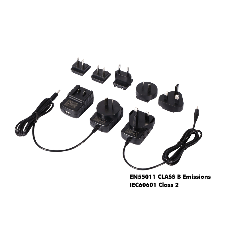 Renergace 12W 3.6-15Vdc Class 2 Wall mounted Medical power supply Custom Medical power supply