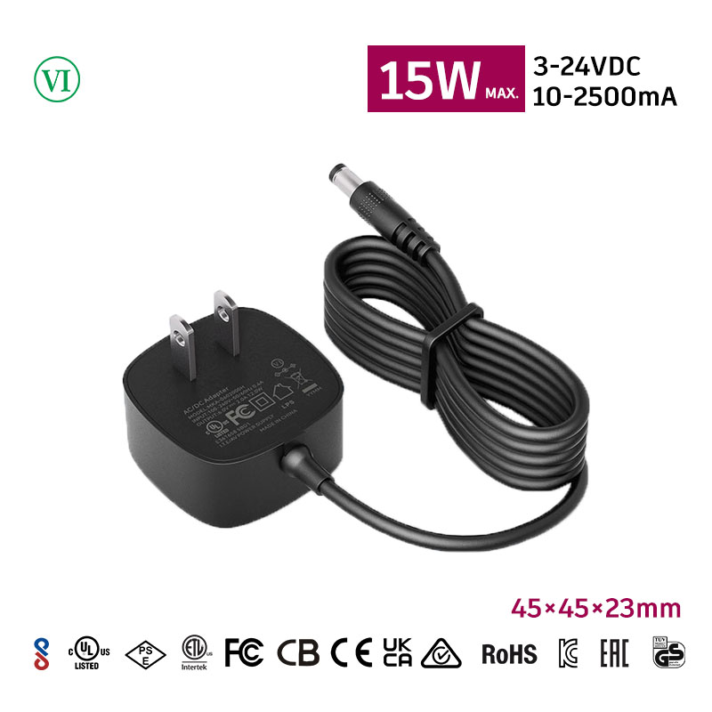 15W Wall Mounted Power Adapter